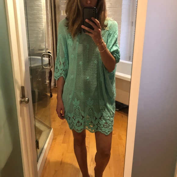 Miguelina Seafoam Green Coverup - Picture 3 of 9